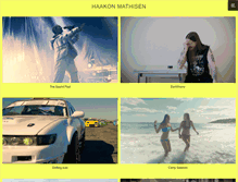 Tablet Screenshot of haakonmathisen.com